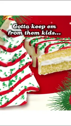 Bout that time! 😋🌲 Gotta keep away those kids sticky fingers. #Meme #MemeCut #trending #mine #littledebbiechristmastreecakes #youheardme 