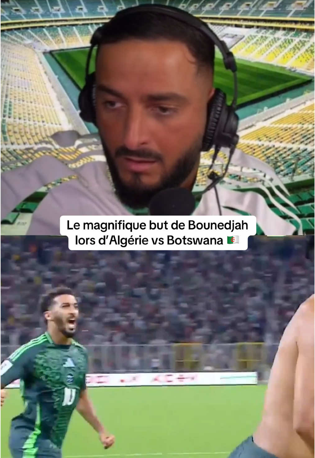 Le but de bounedjah lors d’algérie vs botswana #algerie #dz #bounedjah #algeria #limmigreparisien @L’immigré parisien 