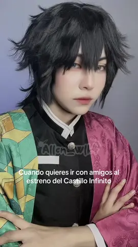Y ustedes con quién van a ir al estreno? 👀 #kimetsunoyaiba #鬼滅の刃 #kimetsunoyaibacosplay #demoslayer #demonslayercosplay 