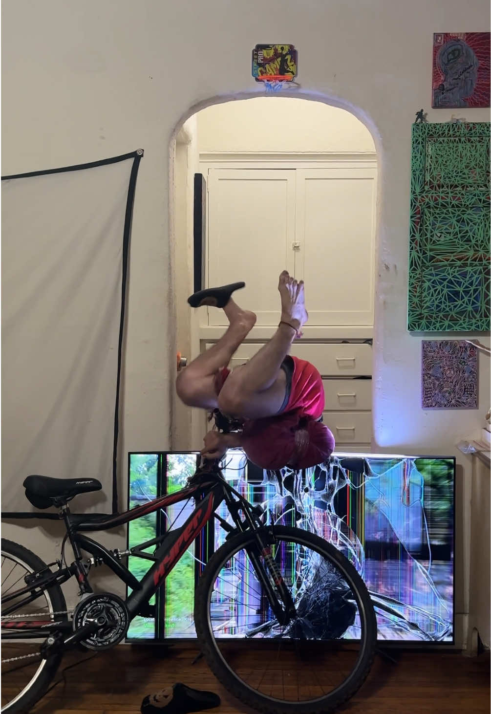 He’s in a better place now.. #tv #sketchcomedy #bikelife #stunt 