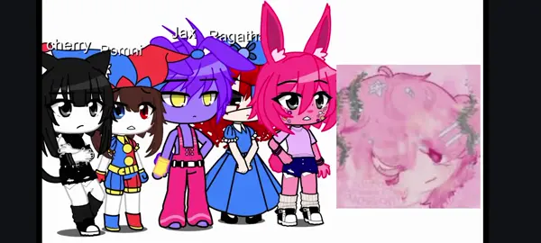#CapCut digital circus si fuera en version gacha cherry blossom [name de la canción: oh my oh camila cabello]