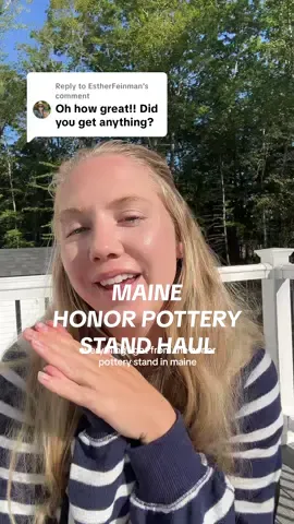 Replying to @EstherFeinman honor pottery shop haul from Westport Island Pottery in Westport Island, Maine #westportislandpottery #westportislandmaine 