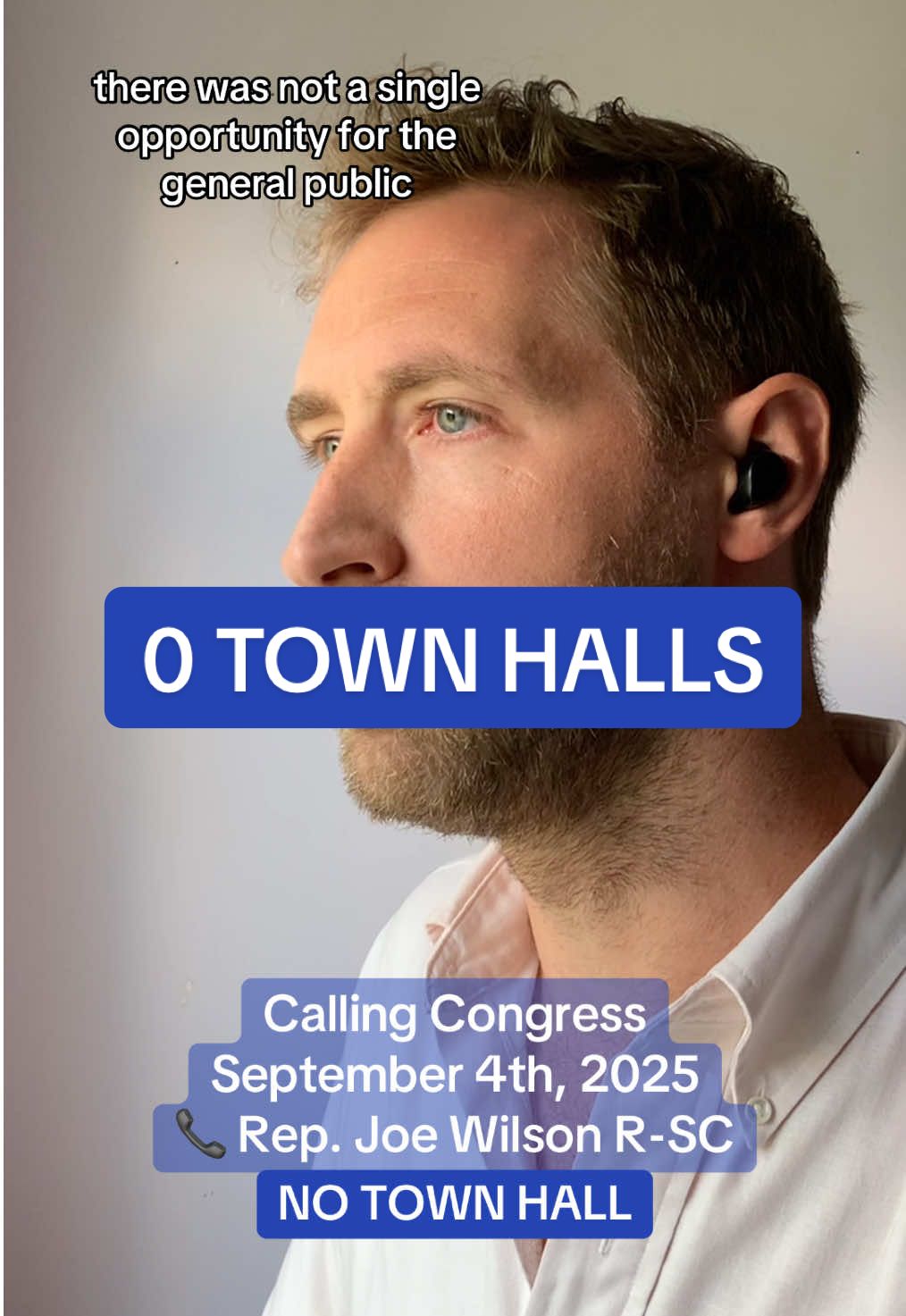 made no time for general public in district two #callingcongress 