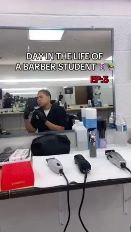 that completes this school week and oh…this is definitely a series now 🫠🤷🏽💈#barberstudent #barberlife #chicagobarber #blackwomenoftiktok #wlw 