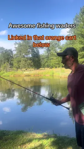 Stay dry #fishing #fishingwaders #fishingtiktoks @RUNCL 
