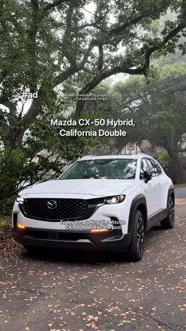 Packed the essentials, grabbed a playlist, and let the @Mazda USA CX-50 Hybrid do the rest, with up to 551 miles of EPA-estimated range* on a single tank. #mazda #MazdaCX50Hybrid #MazdaPartner *EPA estimated range will vary based on vehicle and battery condition, temperature, driving habits and other factors. Use for comparison purposes only. Actual results will vary. Please remember to properly secure all pets and cargo.