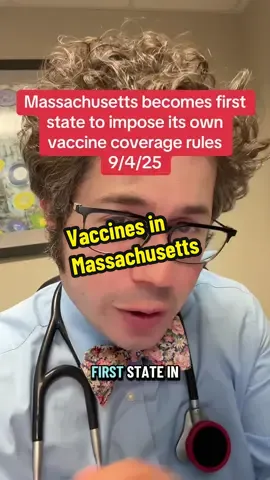 Massachusetts becomes first state to impose its own vaccine coverage rules. #vaccine #tiktokdoc #LearnOnTikTok 