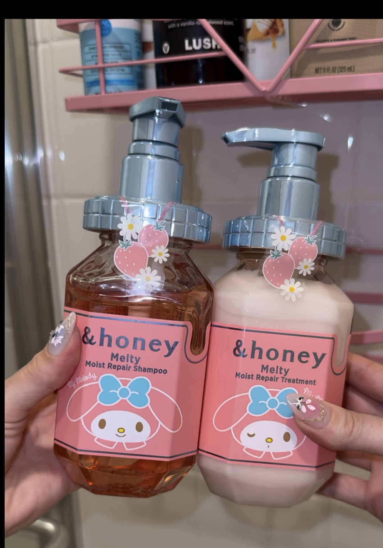 Let’s reset + restock my bathroom 🌷should I paint it pink? 🤭🩷 #asmr #organization #hellokitty #makeover #pink @Dove Beauty & Personal Care 