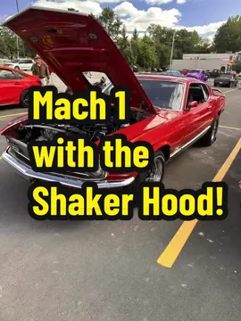 Loved this one! Not one of ours but a beautiful car! Spotted this last week at the car show.  A 1970 Ford Mustang Mach 1  Bright red, black striping, Shaker hood scoop, and that unmistakable muscle car stance. The Mach 1 was Ford’s answer to the performance wars of the late ‘60s and early ‘70s — and it still commands respect today. 🐎💨 Bright red, black striping, Shaker hood scoop, and that unmistakable muscle car stance. The Mach 1 was Ford’s answer to the performance wars of the late ‘60s and early ‘70s — and it still commands respect today. 🐎💨 Hashtags #Mach1 #1970Mustang #FordMuscle #MustangMach1 #ShakerHood   