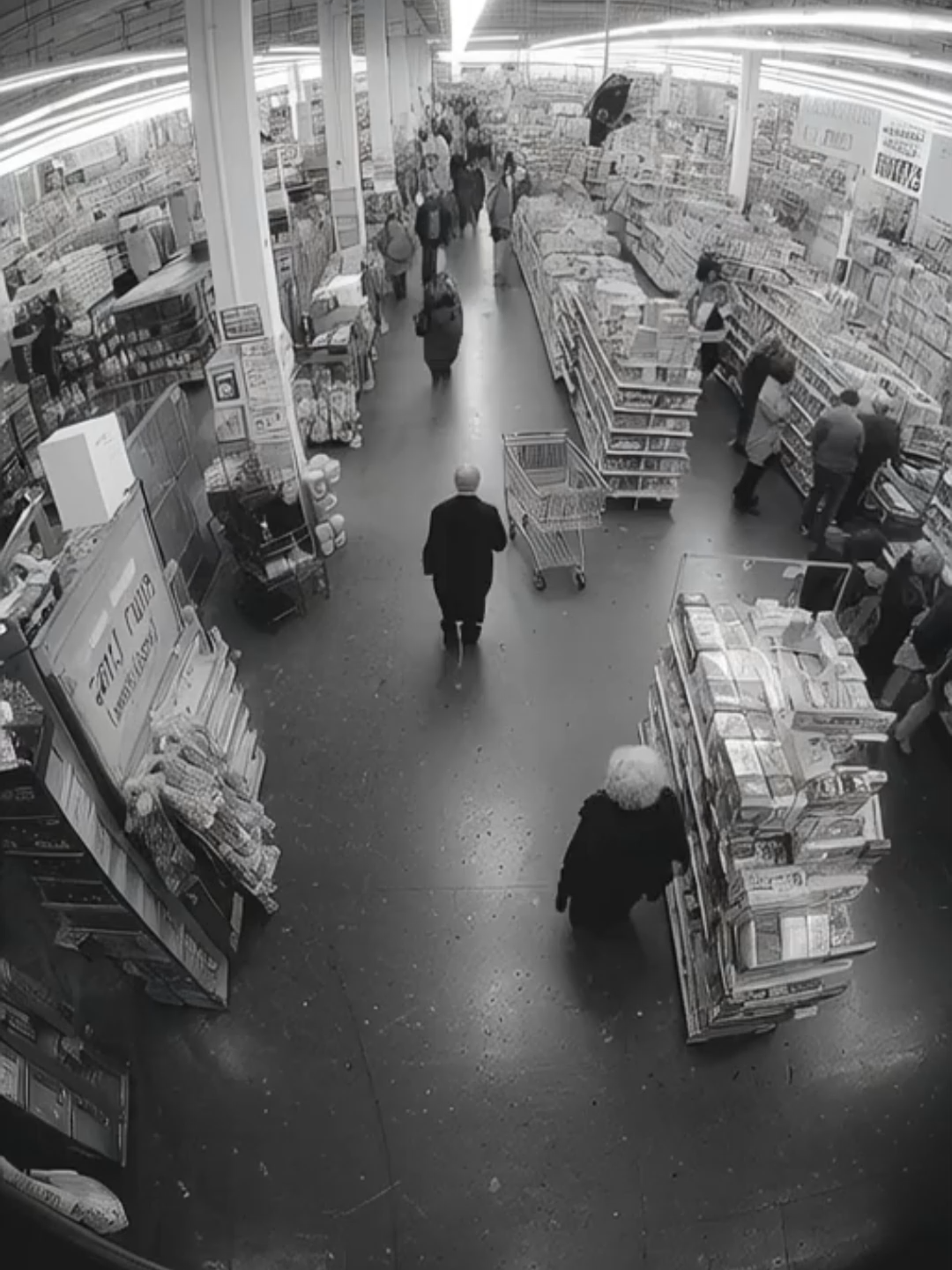 Caught on camera: a woman suddenly squats in the corner of the store… and yes, she actually poops right there. 😳 Under stress, she takes off running, but as she rushes out, a little “souvenir” drops on the floor.A few seconds later, two people notice what just happened their reaction says it all. #CCTV #supermarket #CaughtOnCamera #WTFMoment  @hailuoai_official