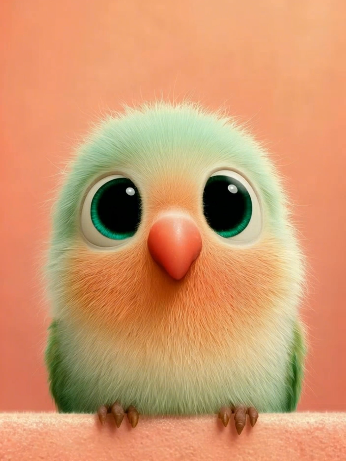 Live Wallpaper | Tiny Feathered Joy #cutebirds #livewallpaper #lovebird #happyvibes #uplifting #tinybird #uplifting #birdlovers #cartoonstyle #phonewallpaper #aivideo