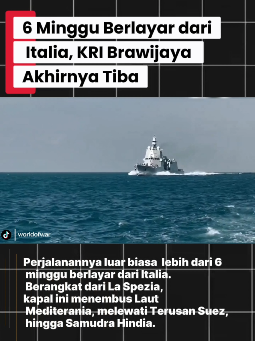 🇮🇩Selamat Datang Kebanggaan Baru Indonesia KRI Brawijaya 320. #indonesia🇮🇩 #indonesianavy #ppa #brawijaya #fyp 