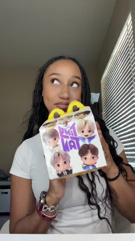 thank you @McDonald’s for this special delivery 🤭💜 #tinytan #bts 