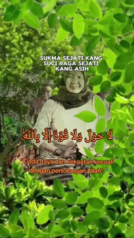 sadar bahwa manusia tidak memiliki kekuatan atau daya sendiri, melainkan semuanya berasal dari Allah.  #muhasabahdiri #tirakat 