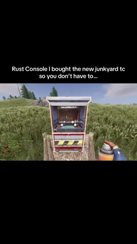 Rust Console I bought the new junkyard tc so you don’t have too…#RustConsole #Playrustconsole #Rusttok #rustce #notlvl99 
