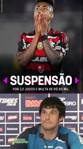 Na sua opinião a punição ao Bruno Henrique de 60 mil reais e 12 jogos foi justa?  #futebolbrasileiro #futebolraiz #flamengo #futebol 