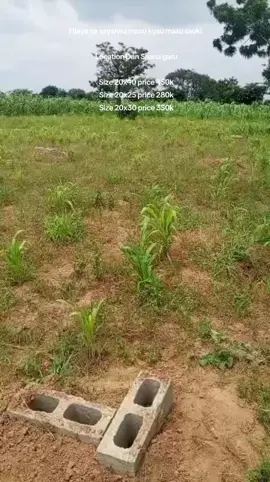 Filaye na sayarwa masu kyau masu sauki  Location Dan Shana garu Size 20x40 price 450k Size 20x25 price 280k Size 20x30 price 350k#arewatiktok #jushasproperty #gida_a_kano #agency 