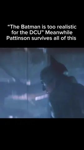 Bro should NOT be able to survive this stuff. Also I need Pattinson in the DCU #batman #thebatman #robertpattinson #movie #superman 