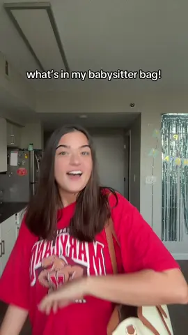 updated #whatsinmybag for babysitting! #babysitter #nanny 