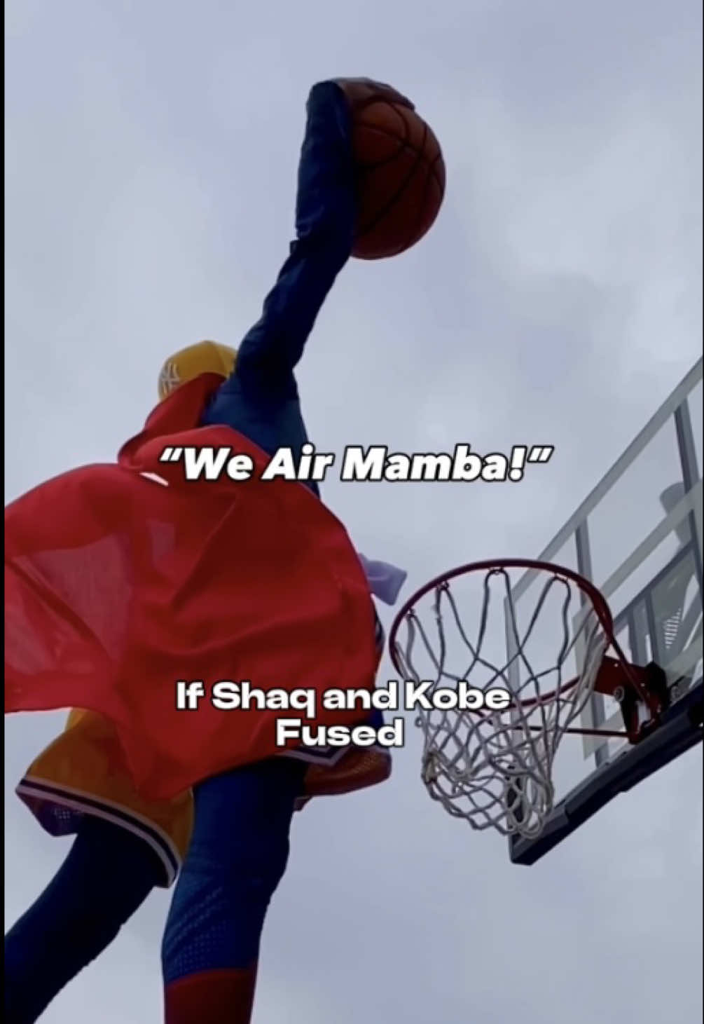 If Shaq and Kobe Fused 😭🏀 One of the Best Duo’s of All time #comedy #funny #basketball #foryou #NBA 