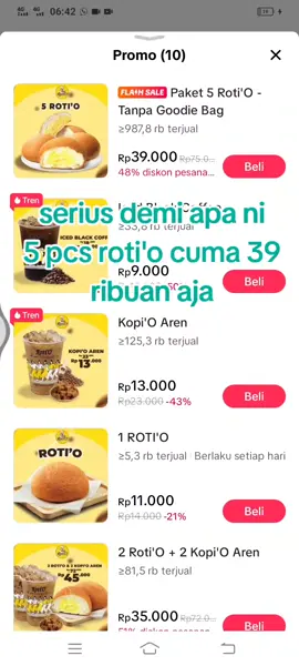 rekomendasi roti'o 5 pcs cuma 39 ribuan aja#rotioindonesia 