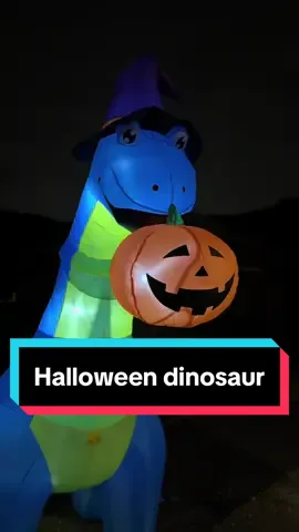 Huge Halloween Dinosaur inflatable #dinosaurinflatable #halloweeninflatables #spookyseason #halloween #tiktokshop 