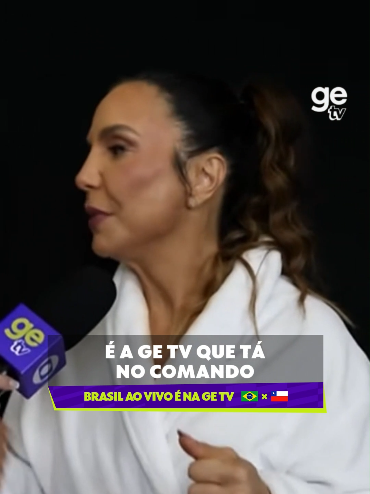 SE A VEVETA FALOU, TÁ FALADO! @sofiamirandareporter, tá mal de companhia, hein 😂 ▶️ Brasil x Chile é AO VIVO E DE GRAÇA COM IMAGENS na GE TV direto do Maracanã⁣⁣⁣ ⁣⁣⁣ #getv #futebol #seleção #seleçãobrasileira