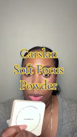 Carslan Black Magnet Soft Focus Powder in Warm Ivory — gives me that blurred finish while still looking like real skin ✨ #Carslan #SettingPowder #SoftFocus #BlurredSkin #PowderFinish