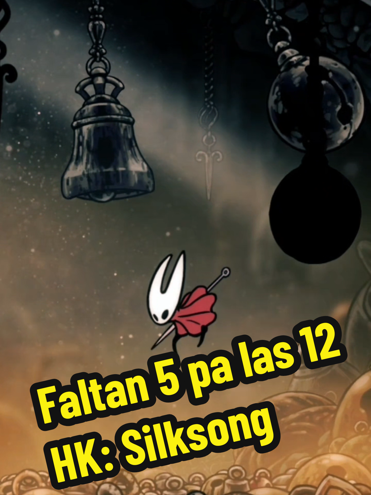 Cuando estás jugando HK: Silksong y llegas a la parte de las campanas... ya huele a navidad 😅🔔🎄#hollowknight #navidad #silksong #findeaño 