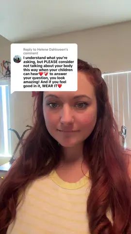 Replying to @Helene Dahlsveen Using your comment to clarify that I am afraid I’m not dressing for the body I have properly, not that I think my body is bad #bodypositivity #mombod 