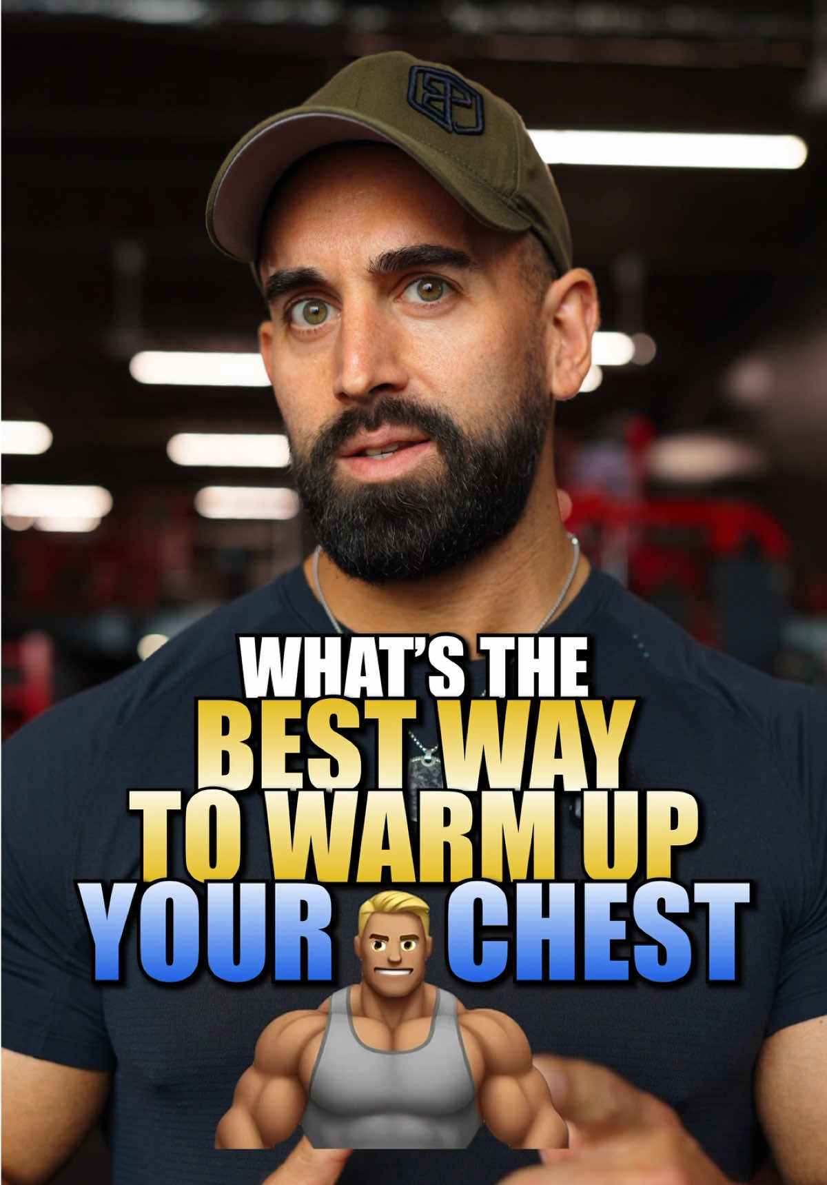 The best chest warm up 💪🏼  #bodybulding #chestworkout #GymTok #gains #onlinefitnesscoach 