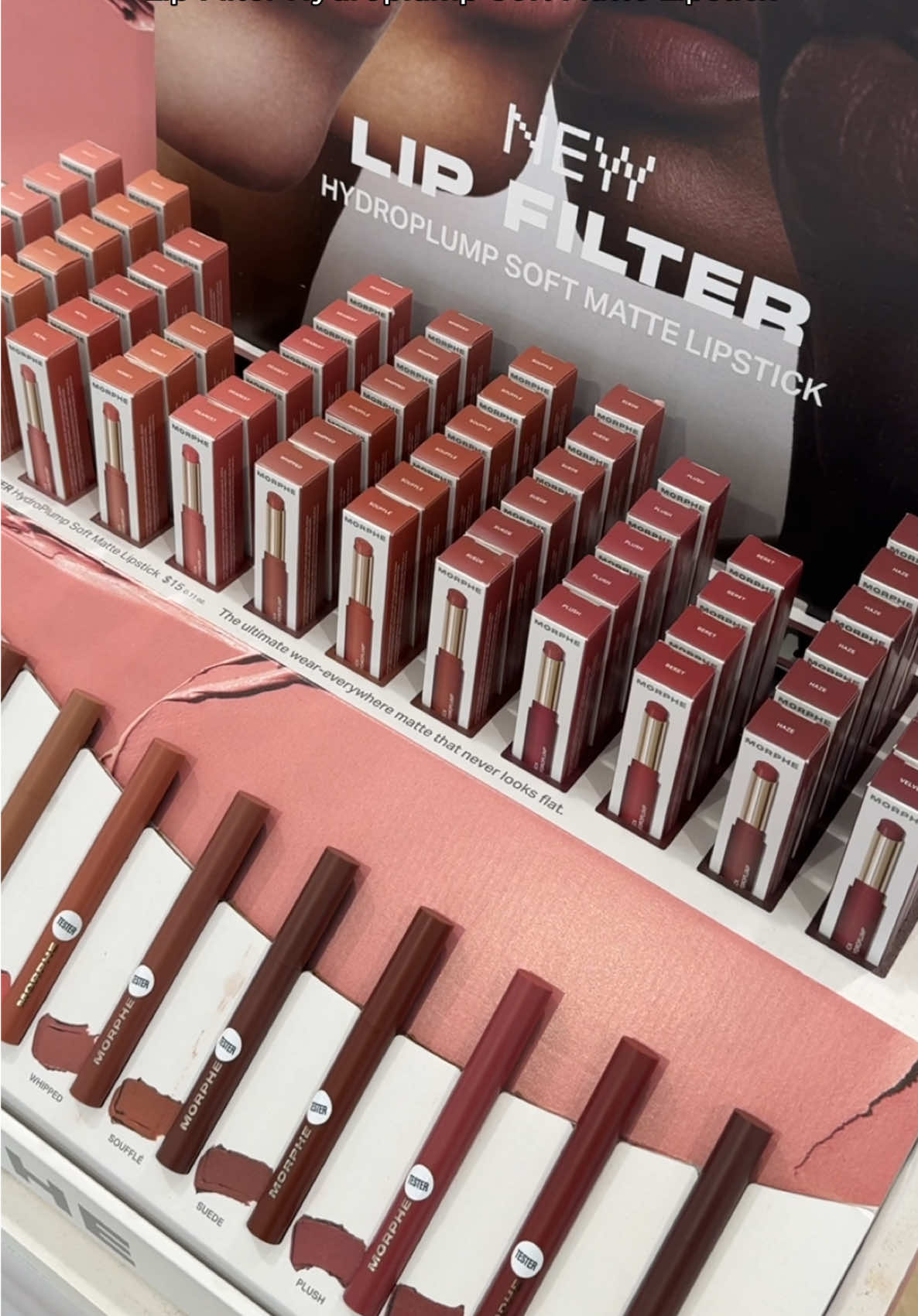 Your go-to lip combo is now at @Ulta Beauty 💋 Find your perfect shades of the NEW Lip Filter Hydroplump Soft Matte Lipstick ($15) + Signature Lip Pencil ($7) to complete any look 😚