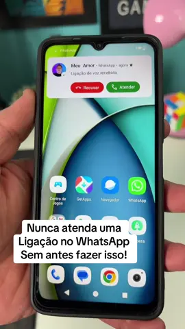 Nunca atenda uma ligação no WhatsApp sem antes fazer isso #dicas #celulares #android #ligação #tipsandtricks 