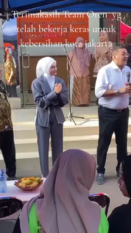 DPR RI Putri Zulhas berterimakasih kepada team Oren yg telah bekerja keras untuk menjaga kebersihan kota jakarta #PAN #partaiamanatnasional 
