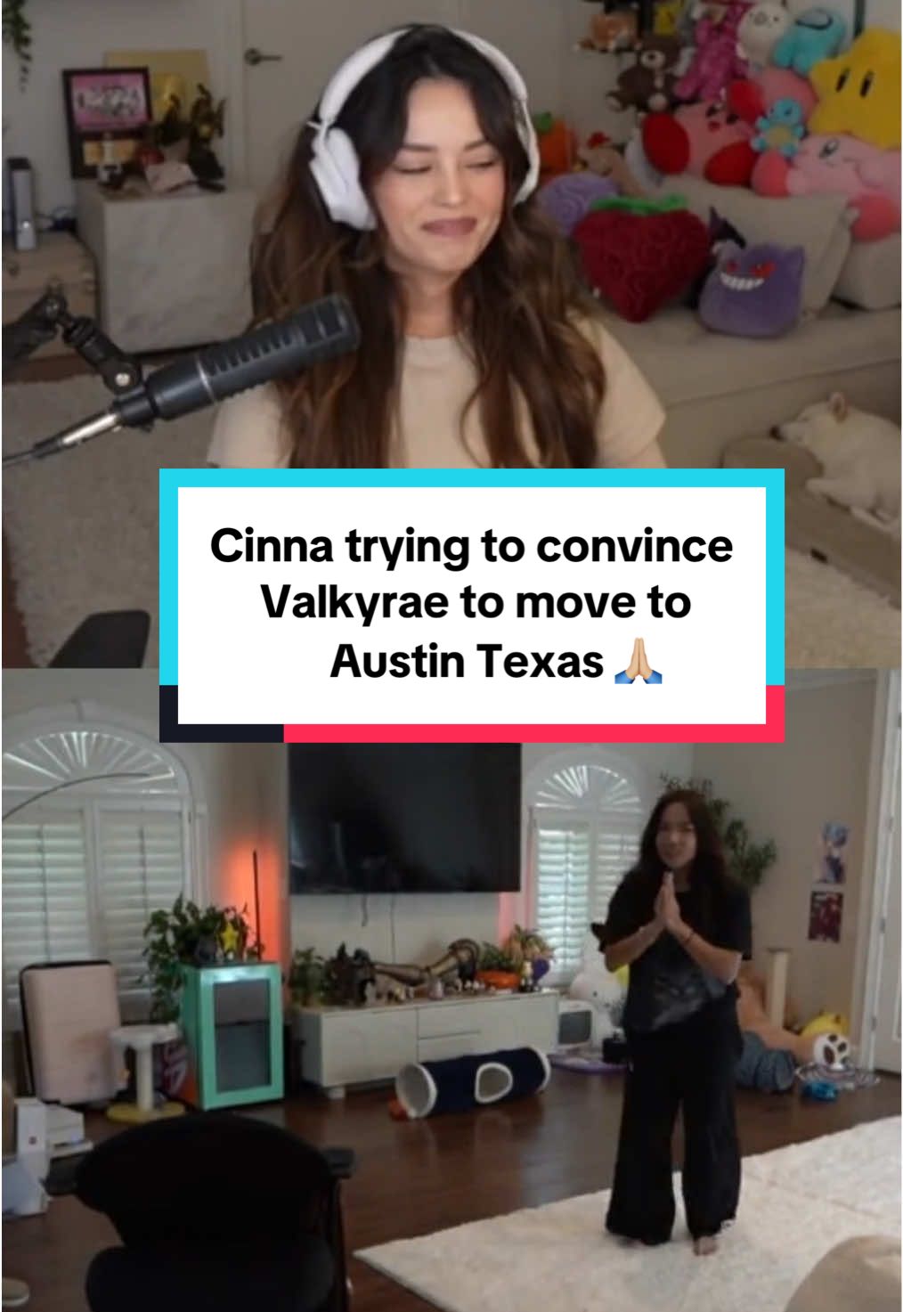 @Cinna trying to convince @Valkyrae into moving to Austin Texas  #valkyrae #Cinna #streamers #AustinTexas #twitch