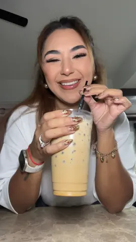✨🧸 #icedlatte #proteincoffee #butterpecanicedlatte #cafecito #coffeeathome