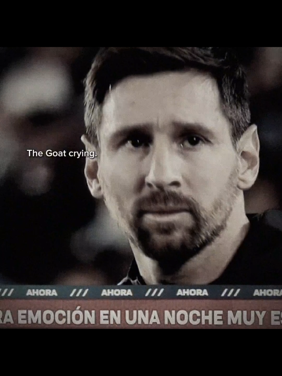 Messi is sad = the world is sad 💔🐐| #messi #argentina #fyp #sad#goat 
