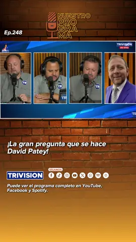 TT16 ¡La gran pregunta que se hace David Patey!