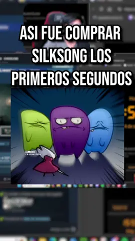 Steam murió completamente 🫡  #hollowknight #silksong #hollowknightsilksong #twitch #parati 