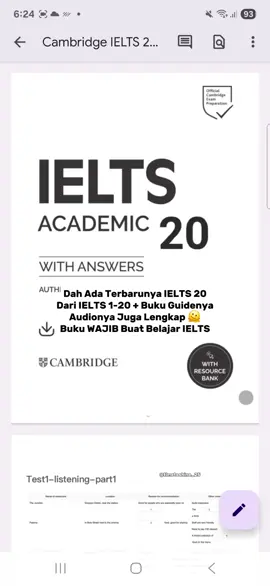 Yuk bisa yuk belajar IELTS dari sekarang, dah ada yang paling gampang bisa belajar dari mana aja 🥹 #ieltspreparation #kuliahluarnegeri #kerjaluarnegeri #ieltstest #belajaringgris 