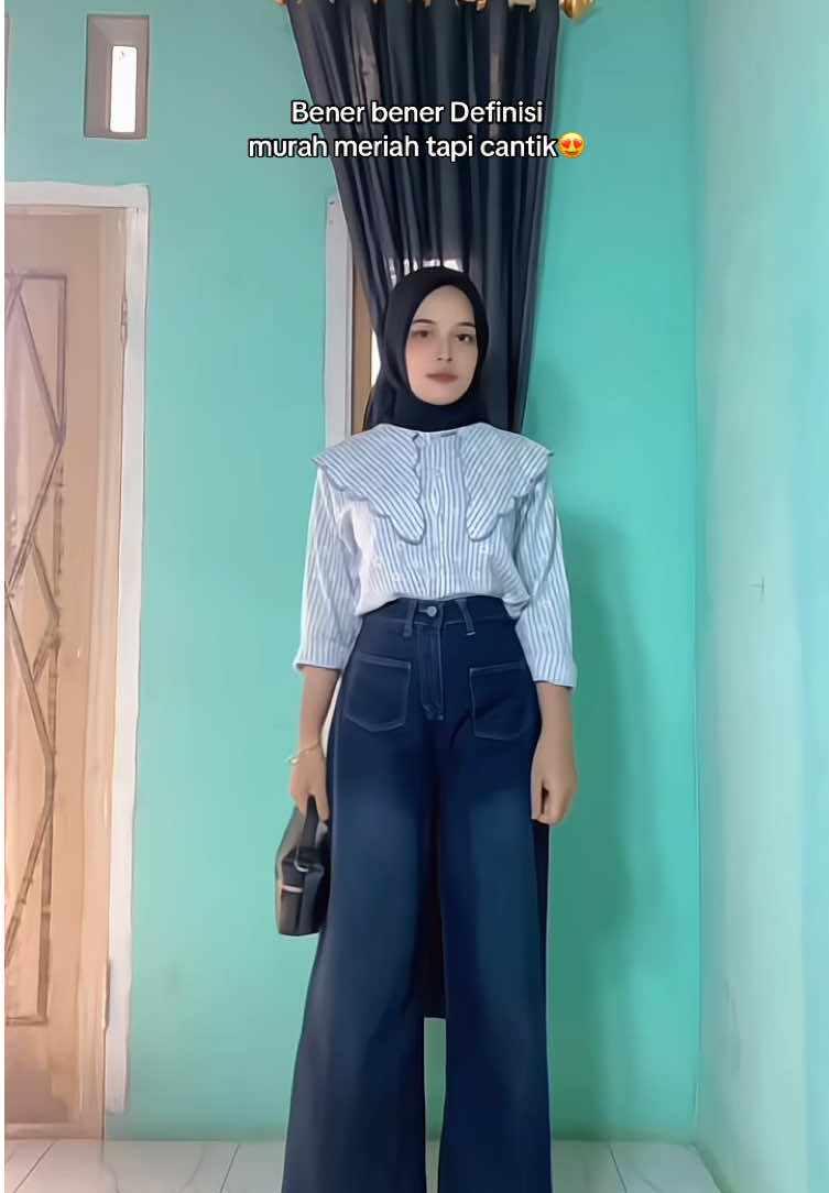 cantik fol jeans nya tapi harganya aman di kantong😍🥰✨🤲🏻🫶🏻 #jeansretro #retrojeans #rekomendasiootd #fashion #fyp #affiliate 
