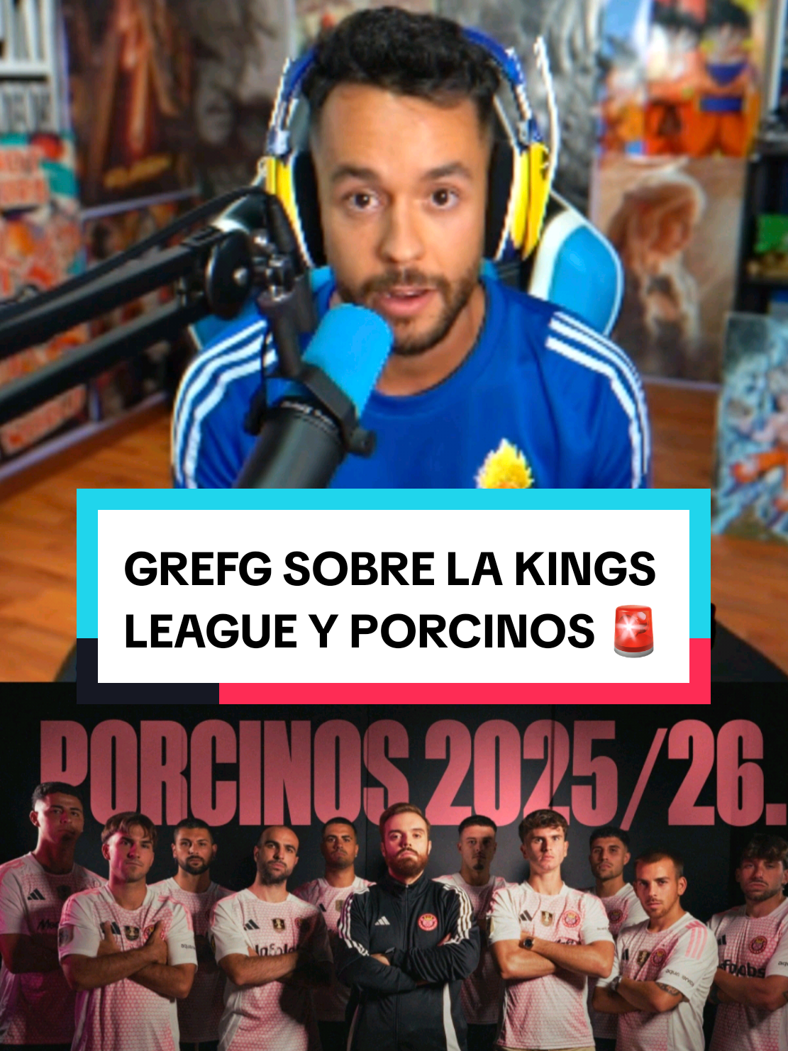 🚨 TheGrefg expone la situación actual de la Kings League y los cambios en ella para favorecer a Porcinos y así hacer que Ibai siga en la competición 🐷 #thegrefg #saiyansfc #ibai #porcinosfc #kingsleague 