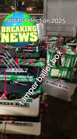 braking news tamper ballot box Guyana election 2025  #AzruddinMohamed  #guyanesetiktoker🇬🇾  #fyppppppppppppppppppppppp  #TeamMohamed  #guyanaelection 