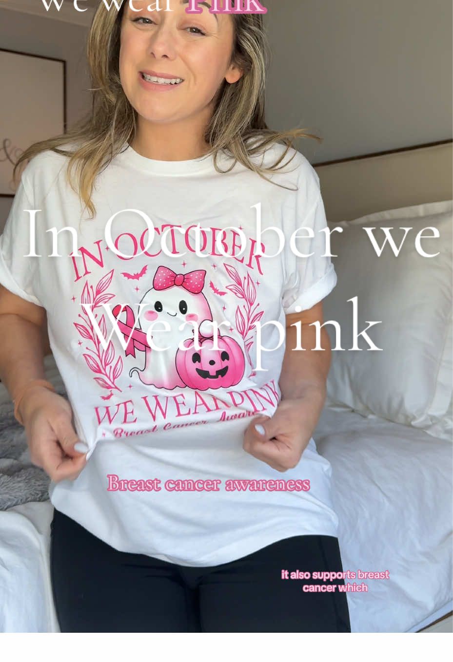 In October we wear pink #october #breastcancer 