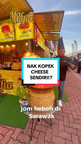 Nak kopek cheese sendiri!? @Love Food Festival Malaysia  @mac mafia cheese  📍DATARAN PERAYAAN PETRA JAYA,KUCHING 📅 5 SEPT - 7 SEPT 2025 🕚 10 PAGI - 12 TENGAH MALAM JUMPA KAMI DI NEXT EVENT! #MacMafiaCheese #havocfoodfestival  #granapadano #fyp #lovefoodfest                    