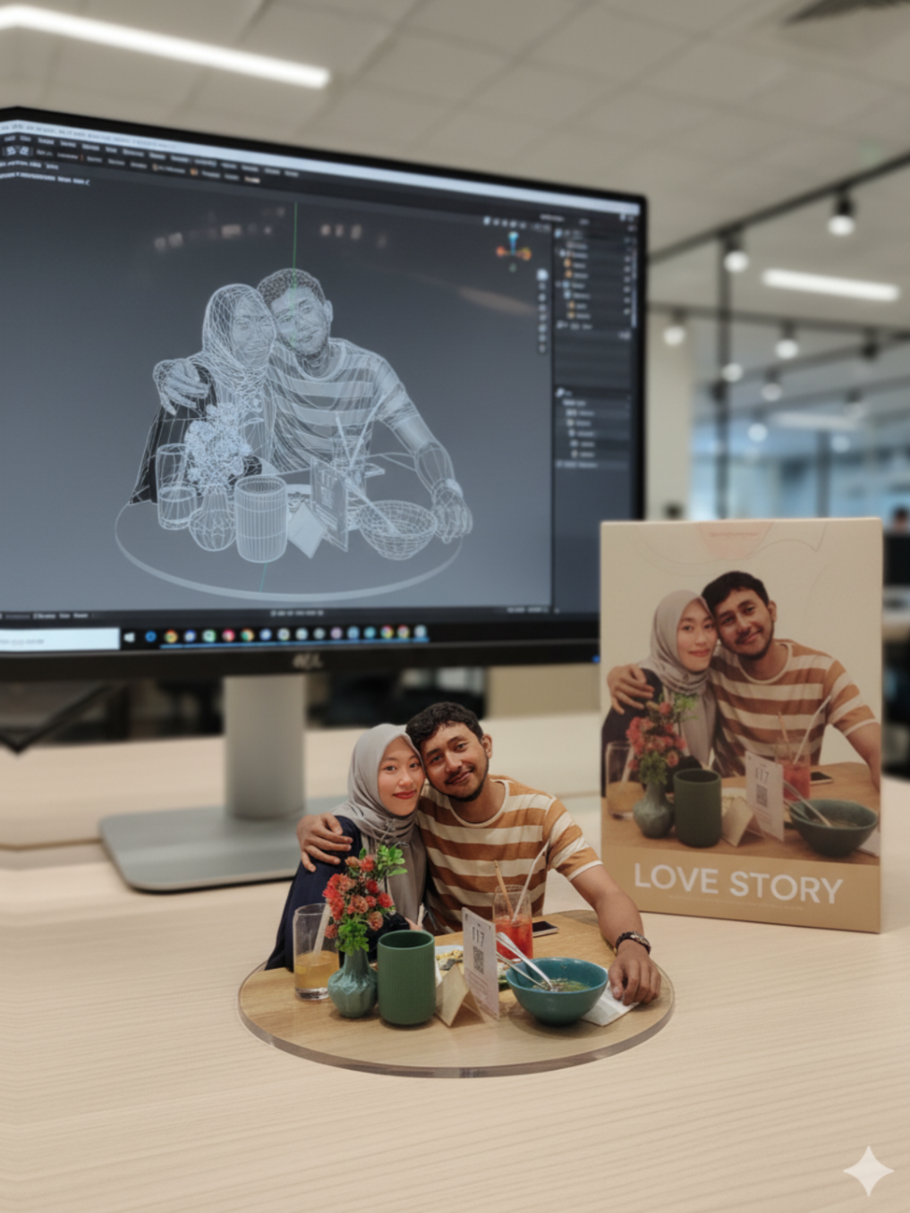 Creating Digital Figures with Google Gemini AI. It's fun 😊  #googlegemini #geminiai #family #digitalfigures #fun 