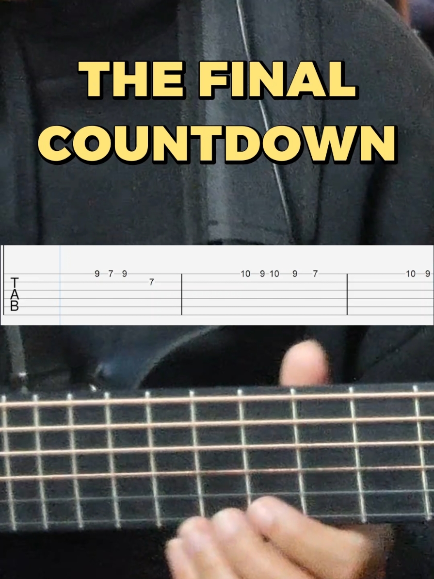 The final countdown #thefinalcountdown #europe #guitartabs 