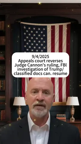 Appeals court reverses Judge Cannon's ruling, FBI investigation of Trump/classified docs can resume #glennkirschner #trump #news #usa #fyp #glennkirschnernew #glennkirschnershow