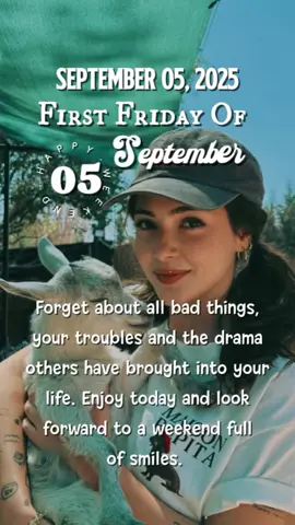 #CapCut #firstfriday #september2025 #happyweekend #fridaymotivation 