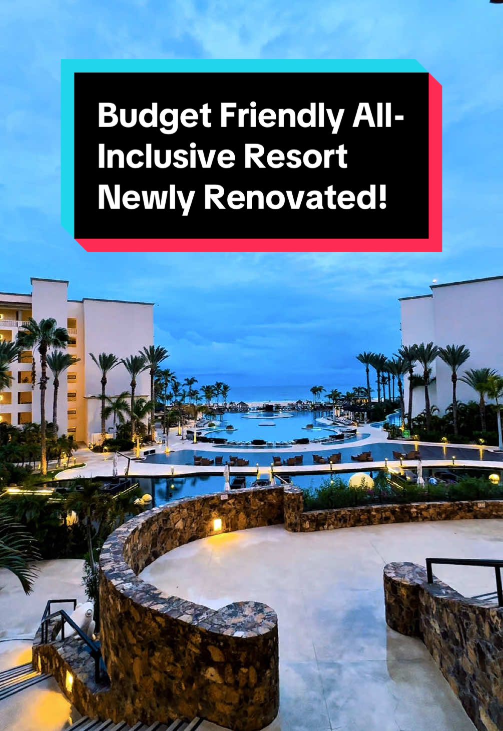 Newly renovated! Food is GREAT. My second visit and still loving it despite the 4.8 category earthquake. 🥳 Will be back! #allinclusiveresort #cabo #bougieonabudget #phoenix #familytravel  🏖️ Perfect blend of luxury but still budget friendly so whether you’re looking for a romantic getaway, a fun girls' trip, or a family vacation, this place has it all.  🌊 The views are incredible and the infinity pools blends right into the ocean horizon! 🌮 With a total of 16 restaurants, bars and lounges, you won’t get bored with the food and cocktail options!  😎 The kids' club is incredible and the adults-only section features a secluded peaceful pool with private bar and AMAZING tacos, fresh guacamole and pico and fat crunchy tortilla chips (IYKYK). ✨Do not miss the new Indian restaurant! The Japanese hibachi restaurant is also excellent. Breakfast and lunch buffet feature an extensive selection and is super fresh and well-stocked. 🍸The new cocktail bar on the lobby has a great atmosphere and amazing top shelf cocktails. Don’t miss the pianist at night paired with the ocean breeze and a craft margarita. 🏊‍♀️ The pools are well-maintained and very clean and you are constantly being pampered by the pool side servers who can bring you drinks and food (plus a swim up bar).  🥰 And THANK YOU to the amazing staff. The hospitality is absolutely spectacular. Smiling faces and kindness was everywhere.  ⭐️ Cannot wait to return again! 🫶👙🏝️ ➕And a little more info on the food and drinks cause I cannot help myself… 🥗 Modern Baja-style steakhouse cuisine, Japanese and Asian fusion, French, Italian, Mexican with local specialties, Spanish tapas, authentic Indian cuisine, and buffet-style offerings.  🍹Bars include sports bars, swim-up pool bars, martini and cocktail lounges, tequila and mezcal tasting bars and casual snack bars. 📍Hyatt Ziva Los Cabos Paseo Malecón S/N Lote 5, Zona Hotelera 23405 San José del Cabo Baja California Sur, Mexico